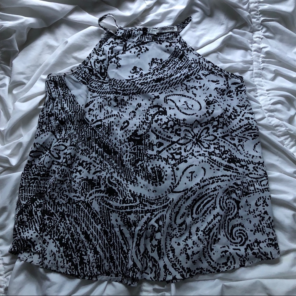 Patterned Woman’s Halter Top